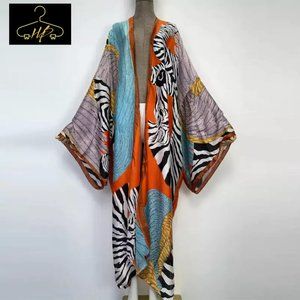 SILK KIMONO STYLE DUSTER